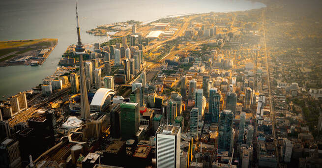 Aerial Photo of Toronto, Wellington Street West, Dan Sedran 504166984  